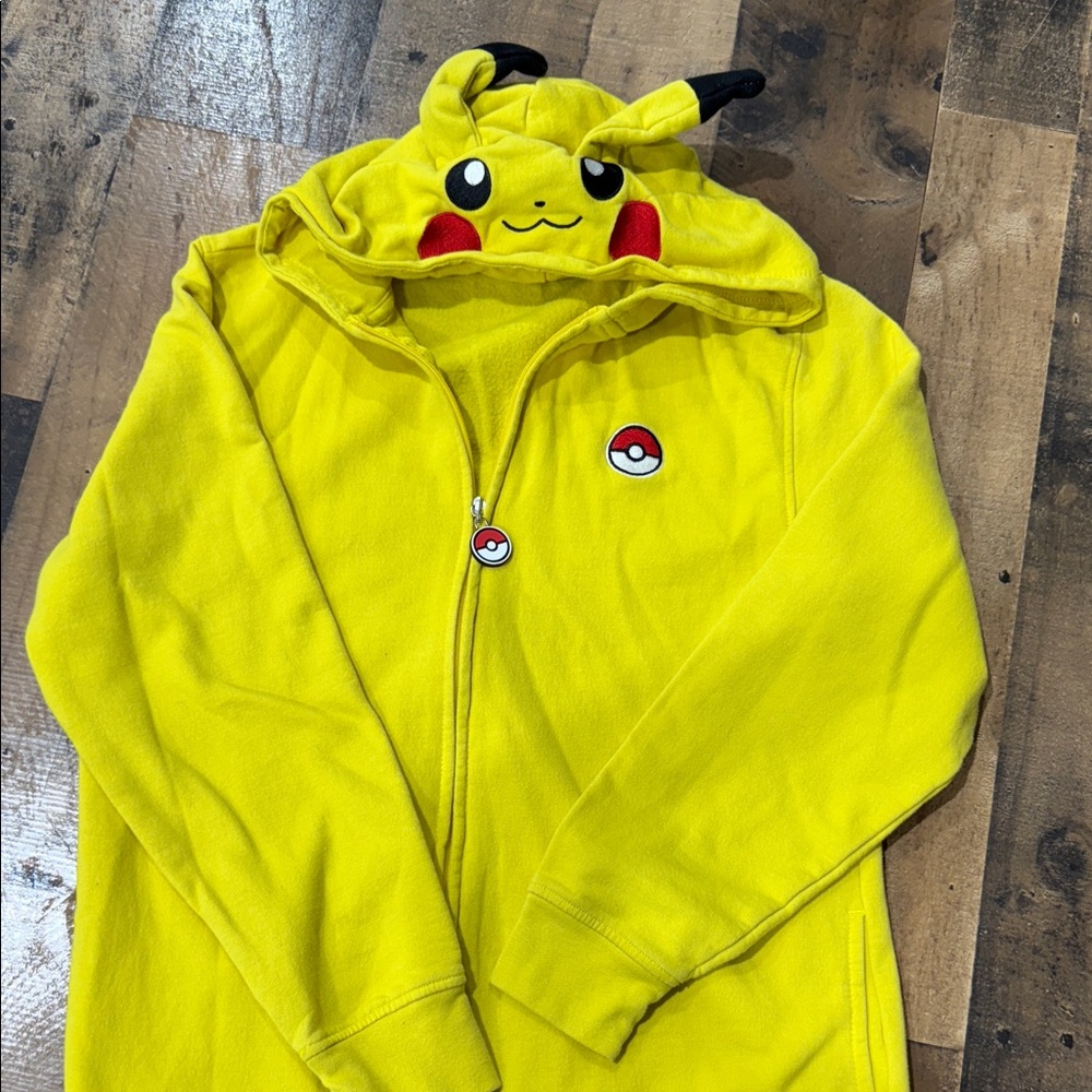 Pokemon Yellow Pikachu Hoodie for Kids